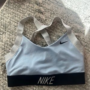 blue nike sports bra